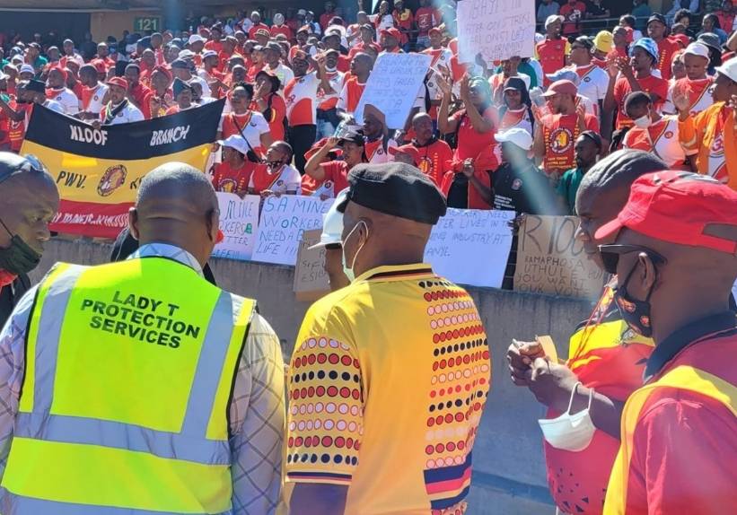 Hundreds of public sector workers go on strike in South Africa